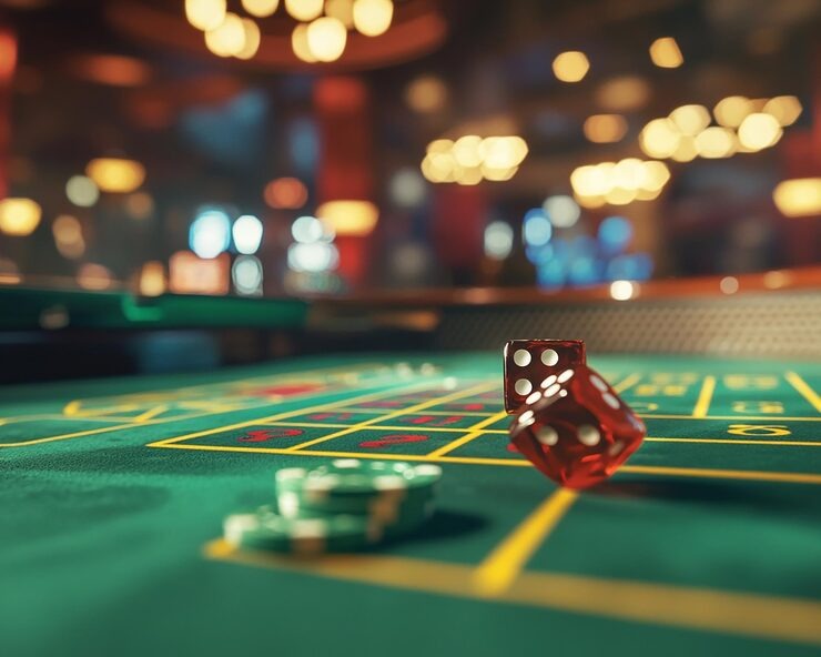 Roulette wheel spin with betting interface